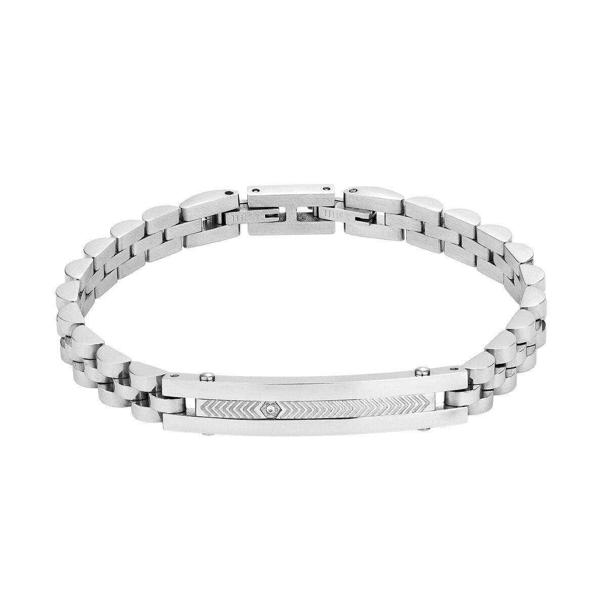 Armbånd til mænd Radiant - sølvfarvet RH000335