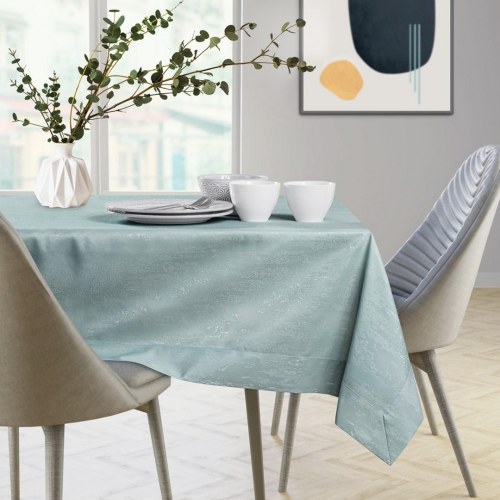 Bordløber Vesta præget mintgrøn 30 x 80 cm
