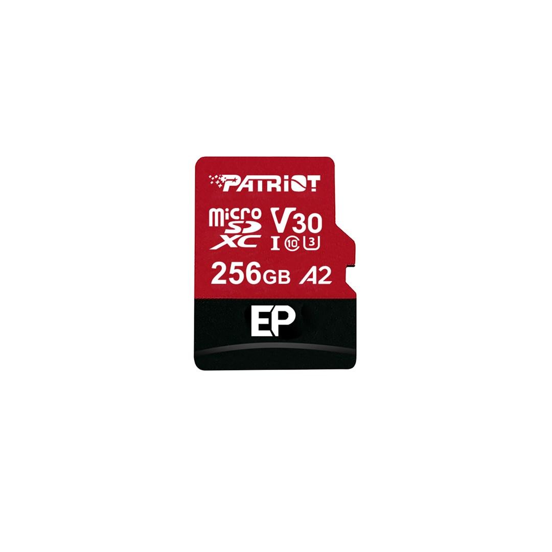 MicroSDXC hukommelseskort Patriot Memory EP A2 256 GB V30 U3 Class 10
