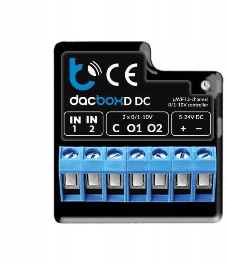 Smart home controller Blebox dacBoxD DC 0/1-10V, 2 kanaler