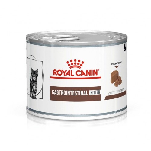 Vådfoder til kattekillinger – Royal Canin Gastrointestinal Kitten Ultra Soft Mousse 195 g