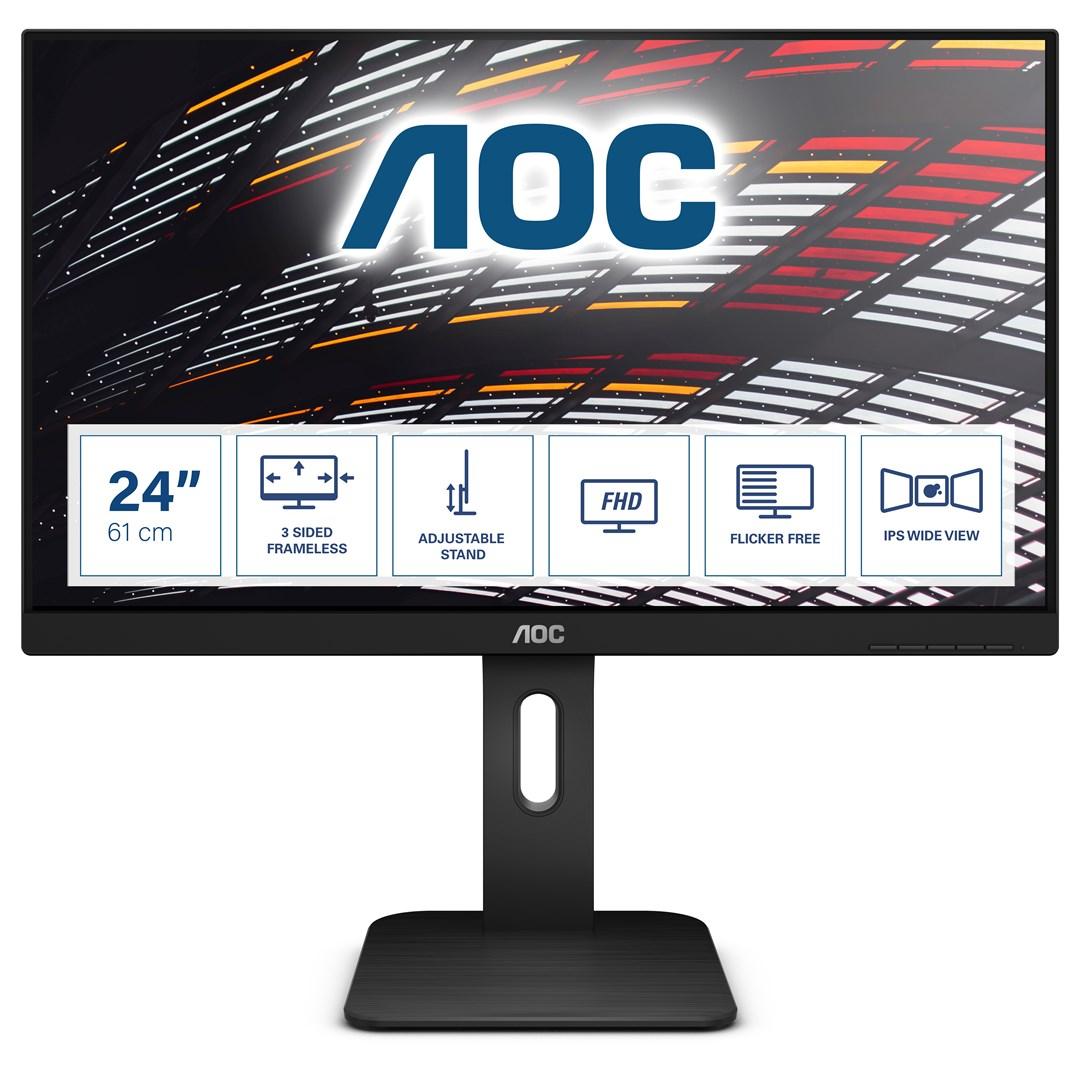 Skærm 24" AOC X24P1 – IPS, WUXGA 1920 × 1200, sort