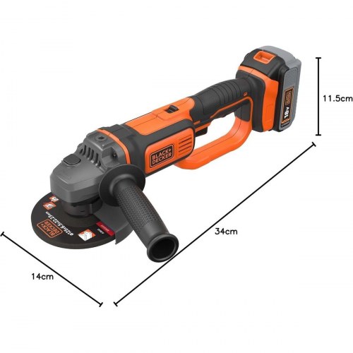 Vinkelsliber Black & Decker BCG720N-XJ 125 mm