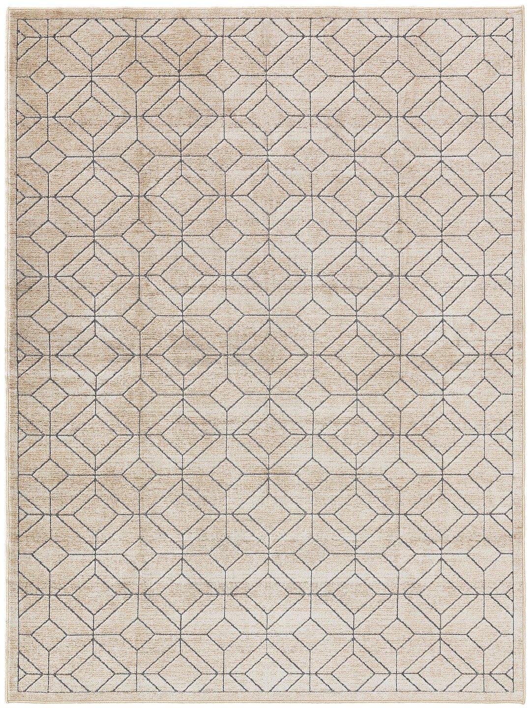 Gulvtæppe Benuta Daisy 5 - creme, klassisk, 66×110 cm