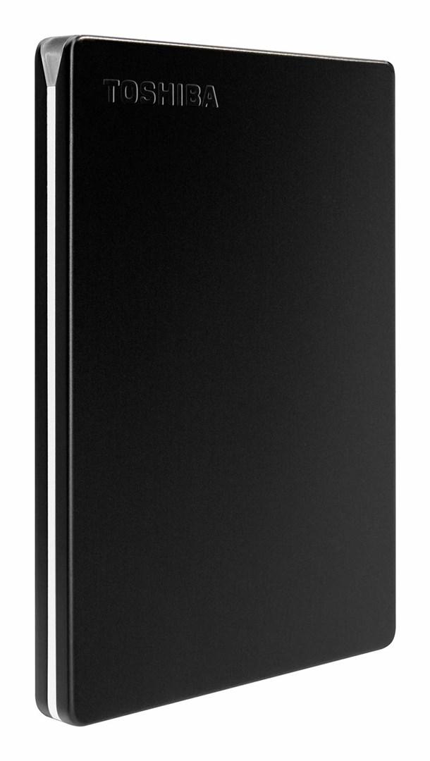 Ekstern harddisk Toshiba Canvio Slim 2 TB 2,5" USB 3.2 Gen 1 - Sort