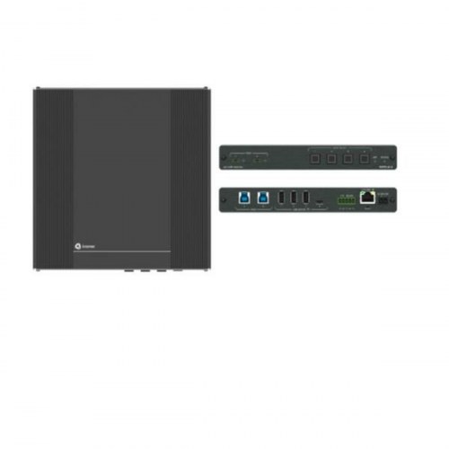 Stikkontakt med USB Kramer SWT3-41-U - EU-stik, sort
