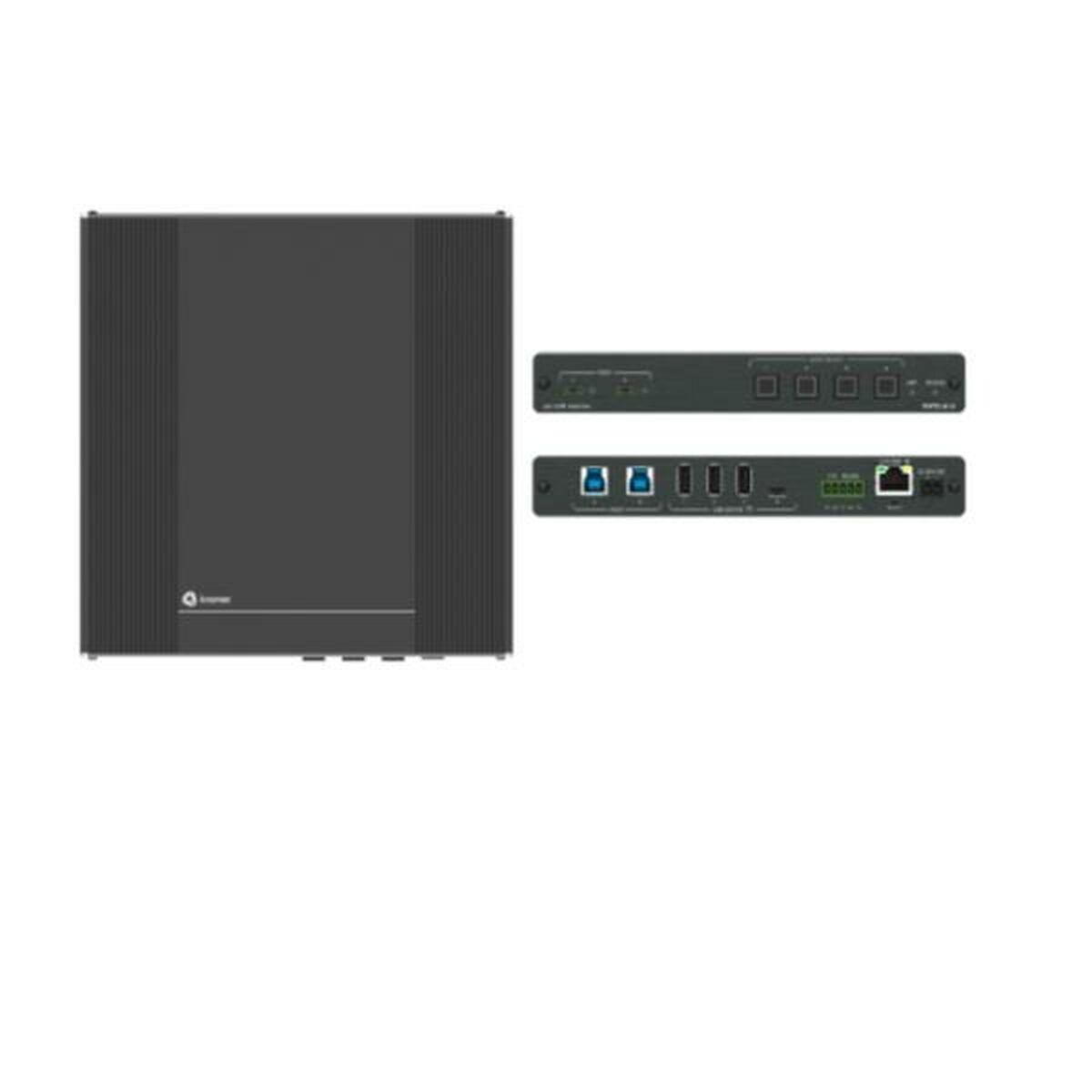 Stikkontakt med USB Kramer SWT3-41-U - EU-stik, sort