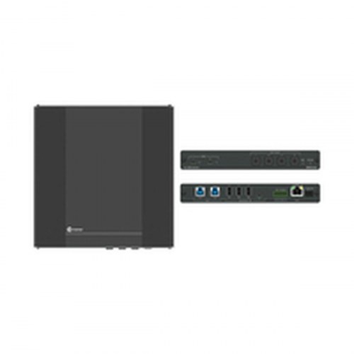 Stikkontakt med USB Kramer SWT3-41-U - EU-stik, sort