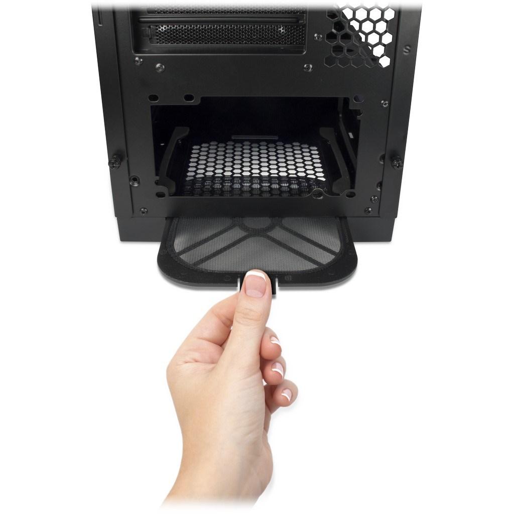 PC kabinet Inter-Tech X-908 Infini2 Tower – sort hærdet glas billede