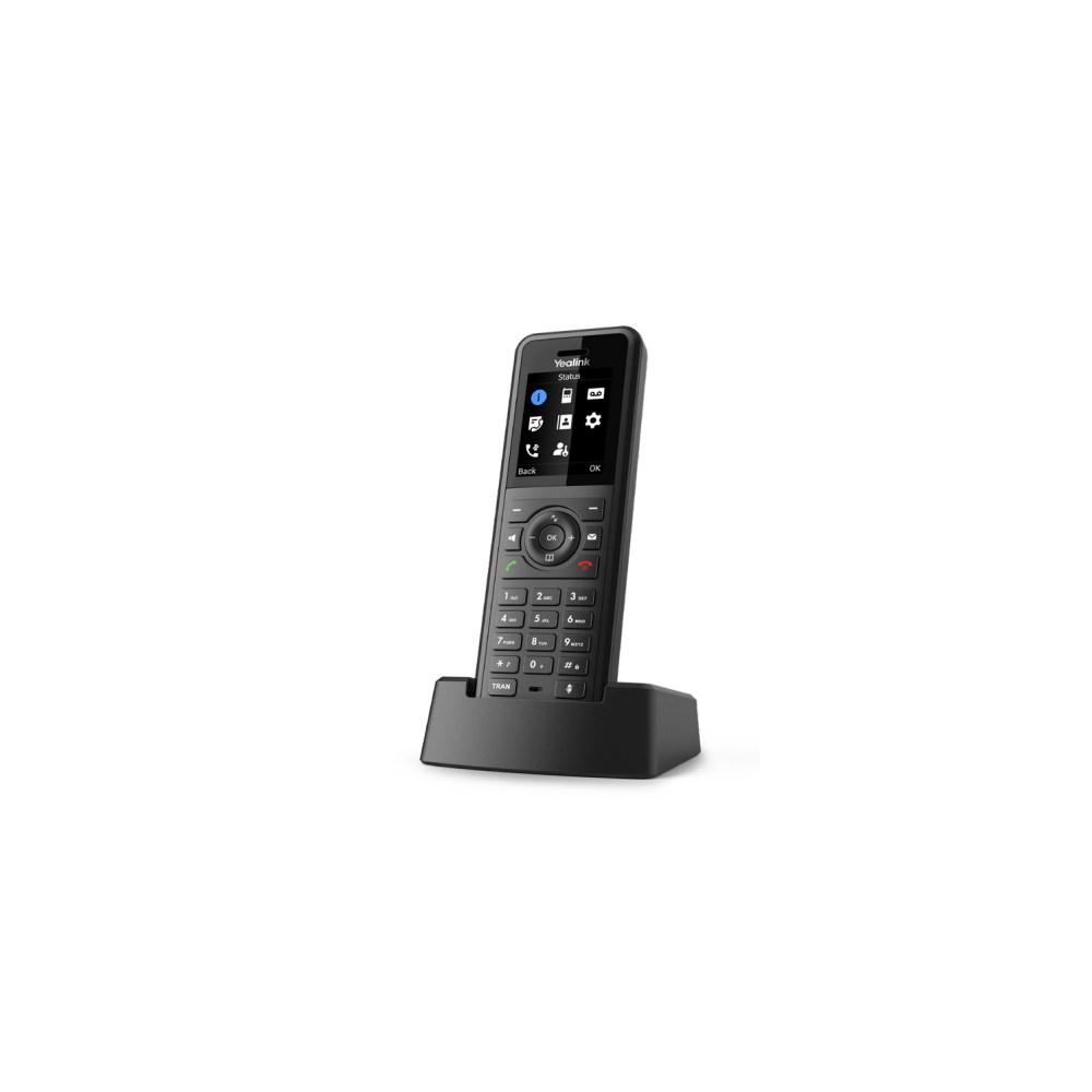 Trådløs IP-telefon Yealink W57R - sort, 2 linjer, TFT-skærm billede