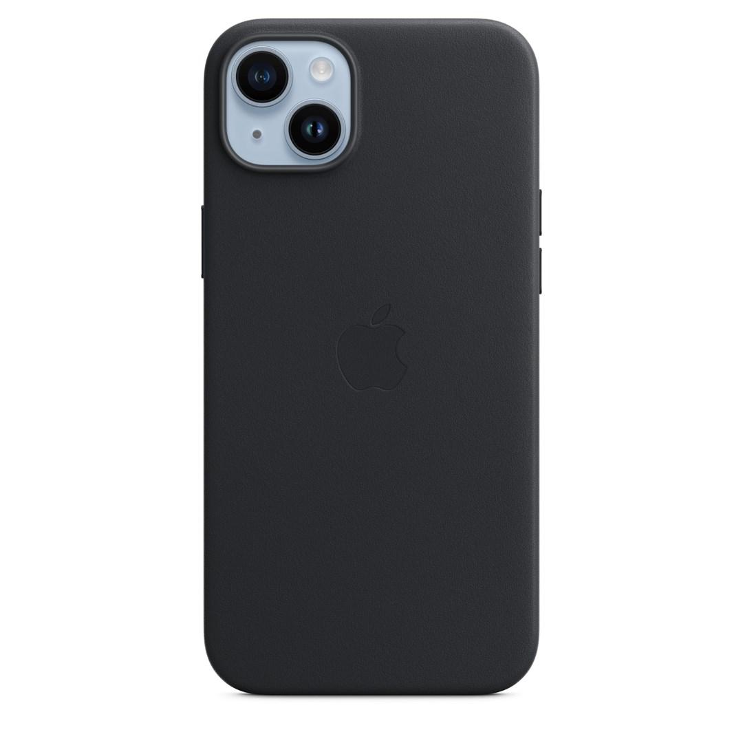 iPhone 14 Plus læderetui med MagSafe - Ink (Apple) billede