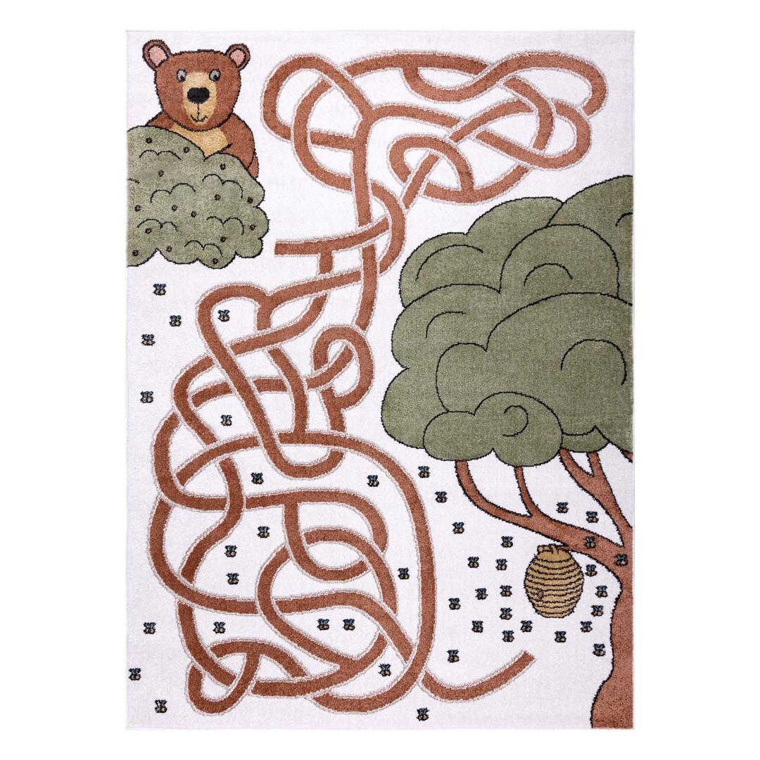 Gulvtæppe 140x190 - Hakano Beo Honey, cremefarvet