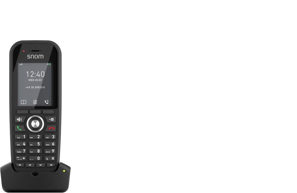 DECT telefon Snom M30 IP trådløs håndsæt - sort billede