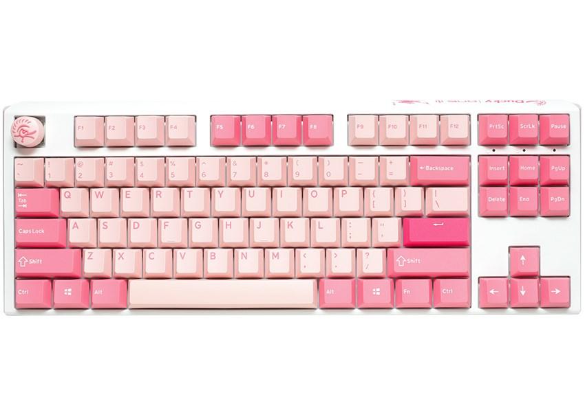 Gaming tastatur Ducky One 3 TKL – RGB, Cherry MX Red, pink