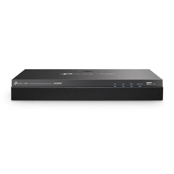 TP-Link VIGI NVR2008H-8MP Netværk videooptager (NVR) Sort