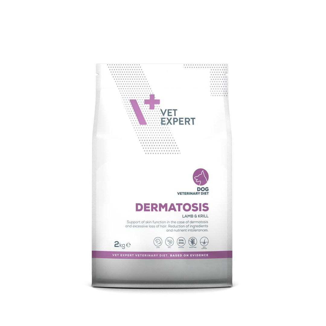 Hundefoder tørfoder – VetExpert Veterinary Diet Dermatosis Lamb & Krill 2 kg