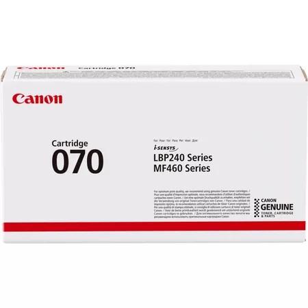 Toner til printer Canon 070 sort - original billede