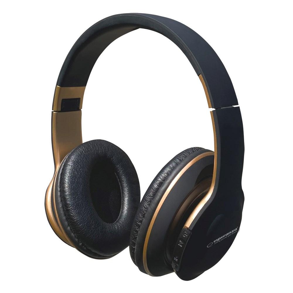 Bluetooth høretelefoner over-ear - Esperanza EH220, sort