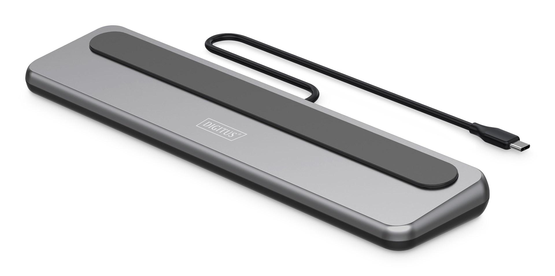 DIGITUS - docking station - USB-C - 2 x HDMI DP - 1GbE