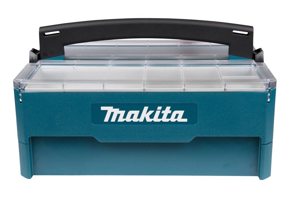 Værktøjskasse til småting Makita – plast, grøn (4 rum) billede