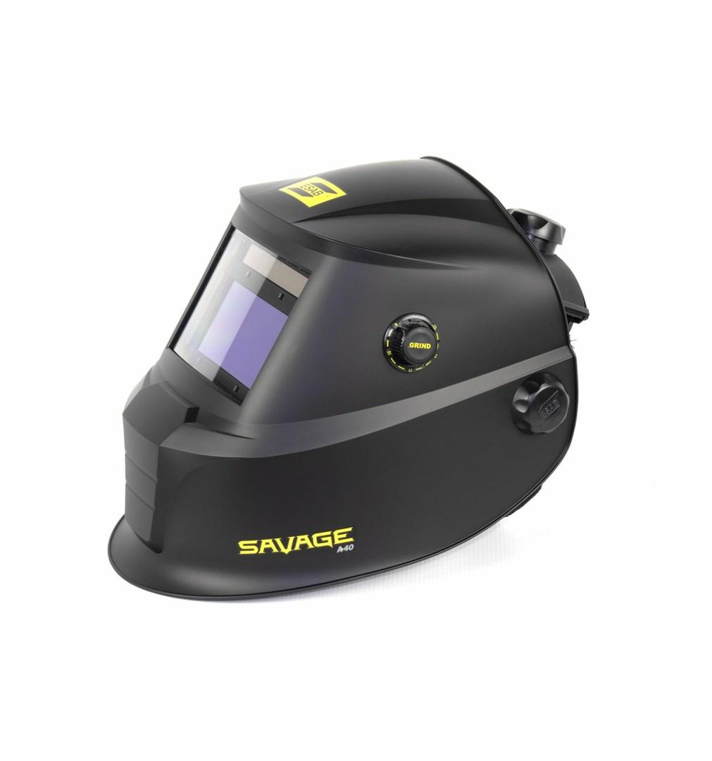 Svejsehjelm ESAB Savage A40 9–13 – sort
