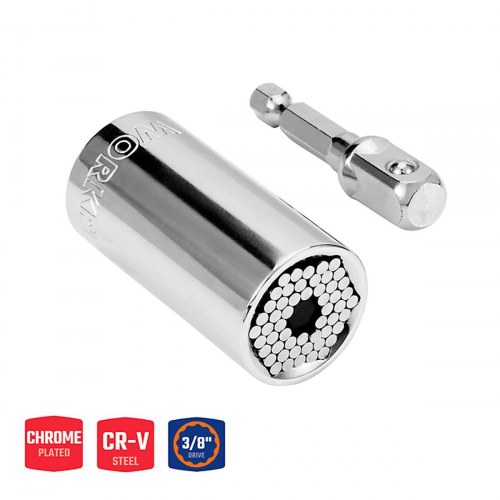 Topnøgle-adapter universal - Workpro