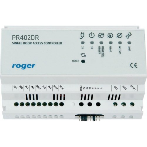 Adgangskontroller til enkelt dør - Roger PR402DR