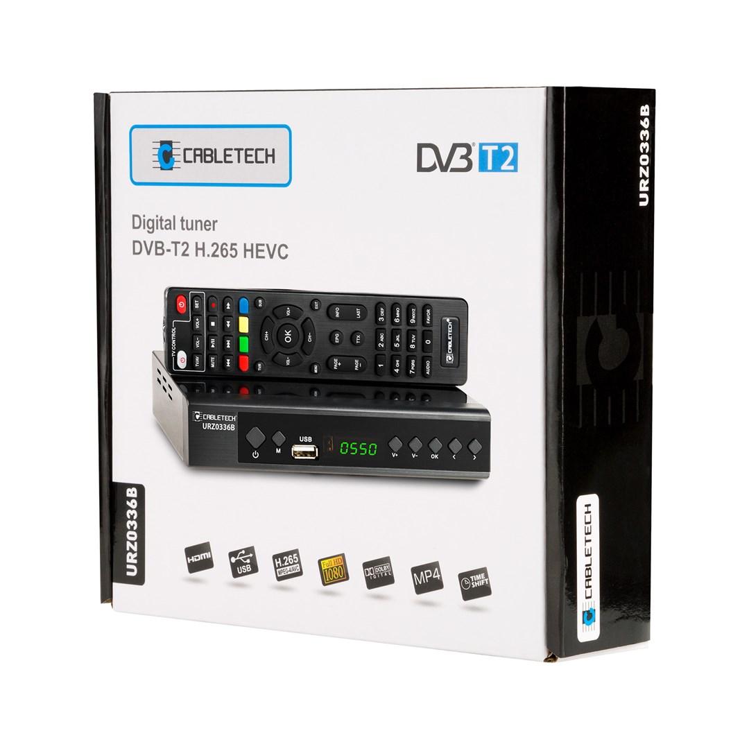 DVB-T2 digitalboks CABLETECH H.265 HEVC URZ0336 billede