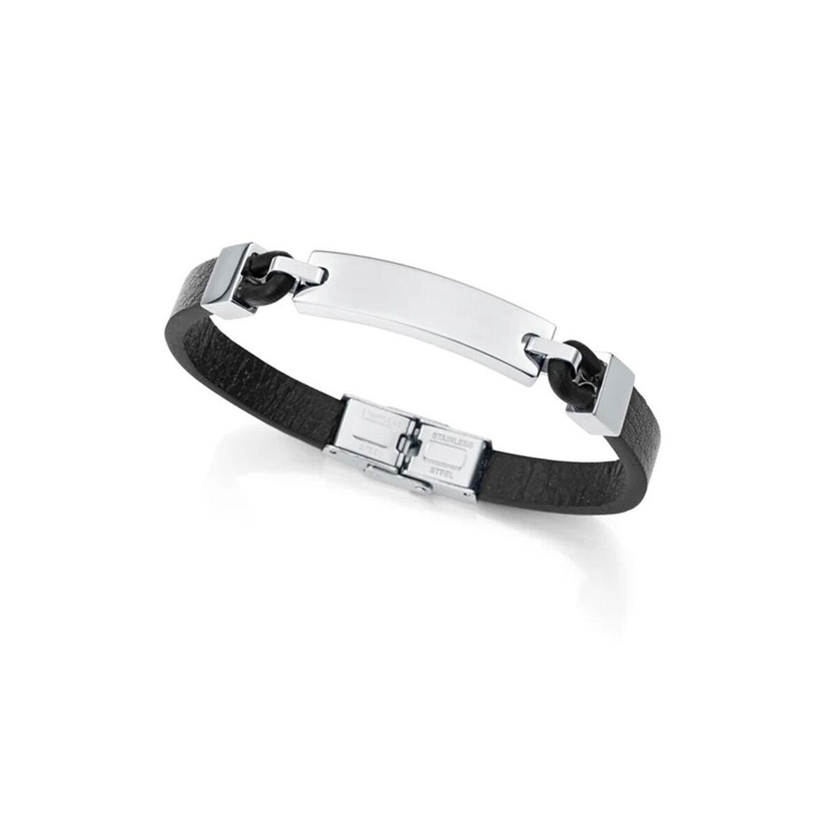 Armbånd til mænd - Sterling sølv 925, sort