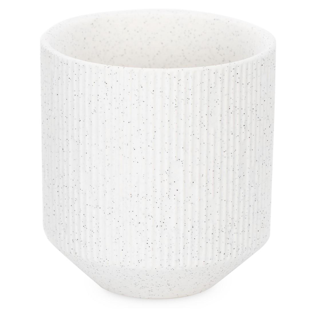 Lysestage – AmeliaHome PASO, cremefarvet keramik, moderne