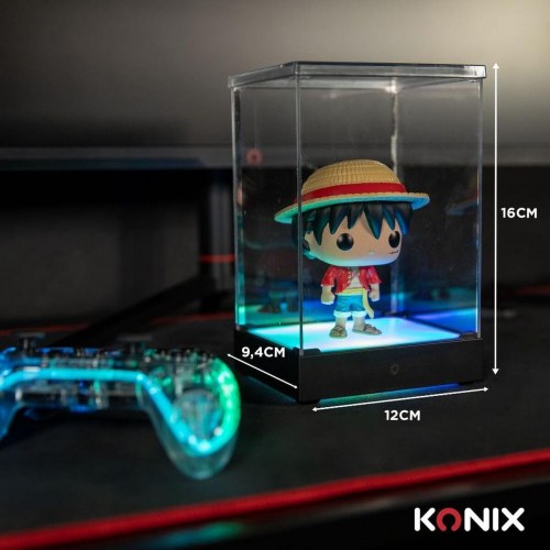 KONIX LED displayboks til samlerobjekter - multifarvet lys