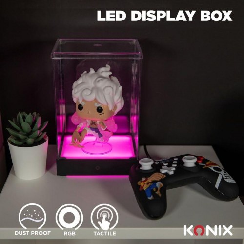KONIX LED displayboks til samlerobjekter - multifarvet lys