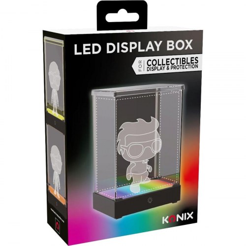 KONIX LED displayboks til samlerobjekter - multifarvet lys