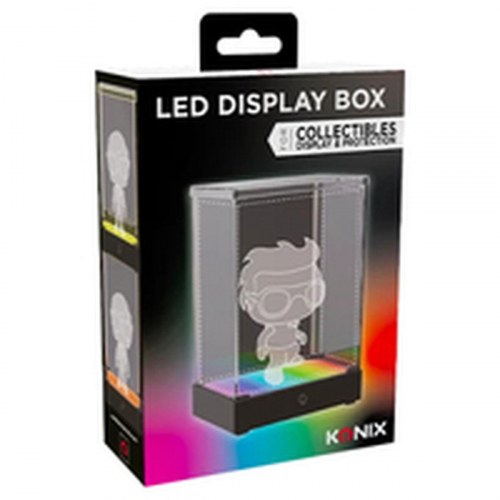 KONIX LED displayboks til samlerobjekter - multifarvet lys