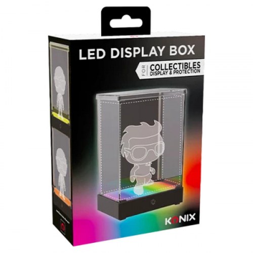 KONIX LED displayboks til samlerobjekter - multifarvet lys