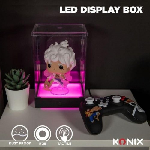 KONIX LED displayboks til samlerobjekter - multifarvet lys