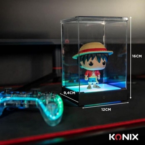 KONIX LED displayboks til samlerobjekter - multifarvet lys