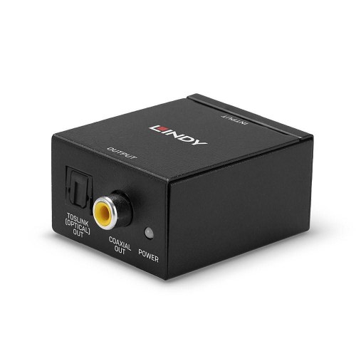 Kabeladapter – LINDY Phono til Toslink og Koaksial ADC