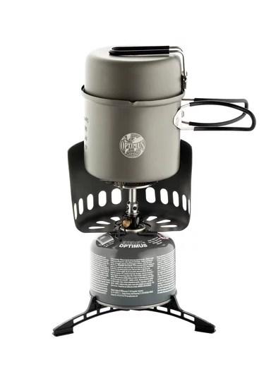 Campingblus Optimus 8021087 - flydende brændstof, 3.000 W billede