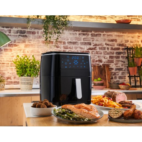 Airfryer Tefal Easy Fry Grill & Steam FW2018, 1,6 kg, 1.700 W, sort