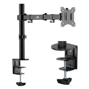 Skærmholder med bordklemme Maclean MC-883, 17–32", sort