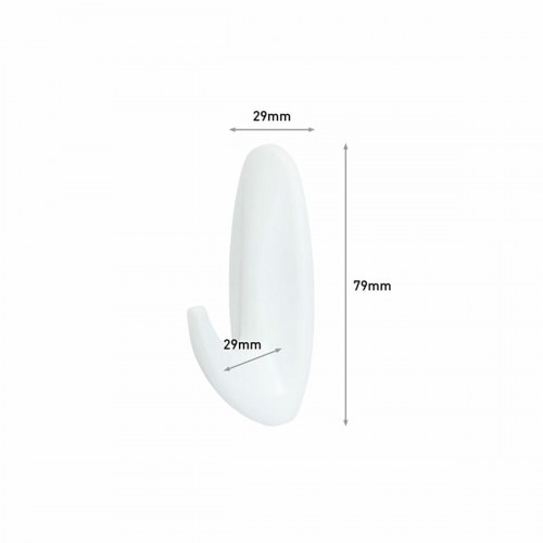 Vægkrog 3M Command - 1,3 kg, hvid, 2 stk.