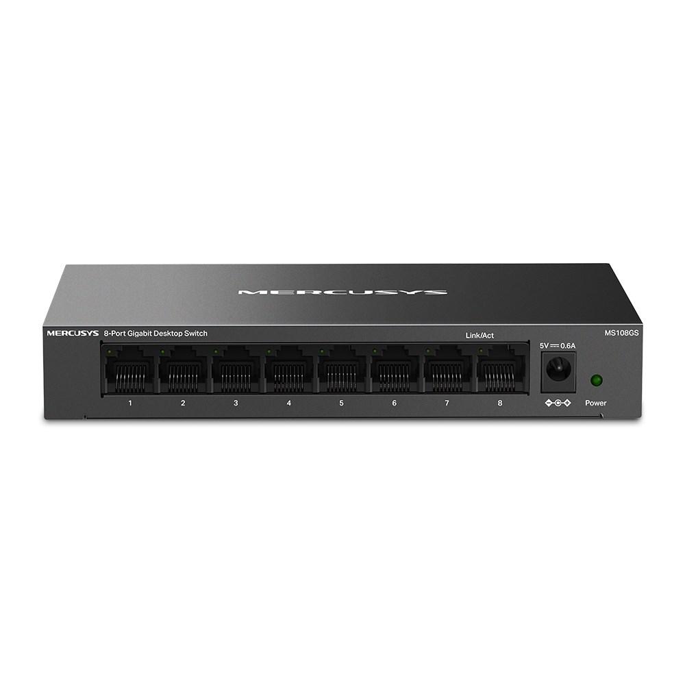 Netværksswitch Mercusys 8-port Gigabit desktop billede