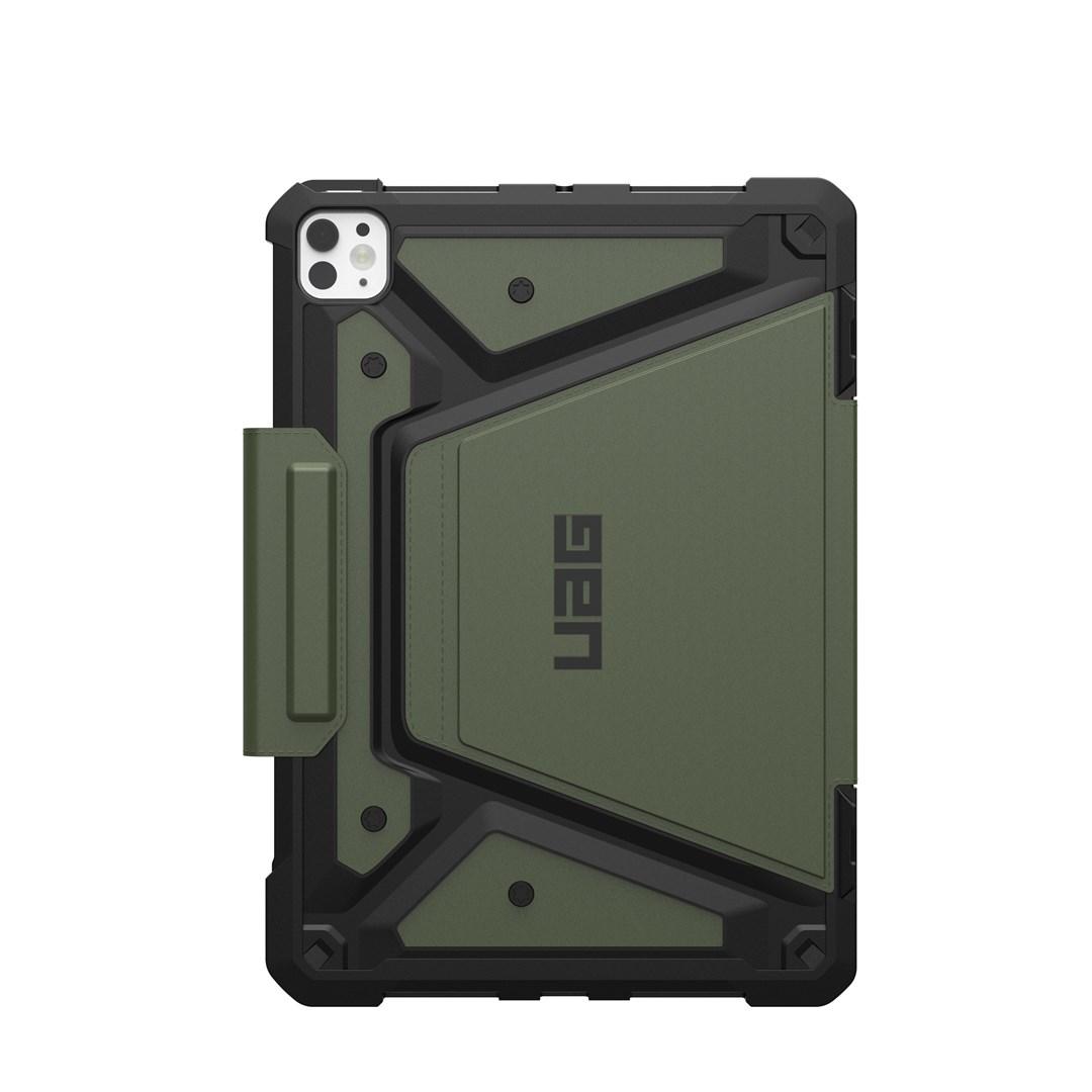iPad Pro 11" etui folio – Urban Armor Gear Metropolis SE (5. gen, 2024, M2) – Oliven