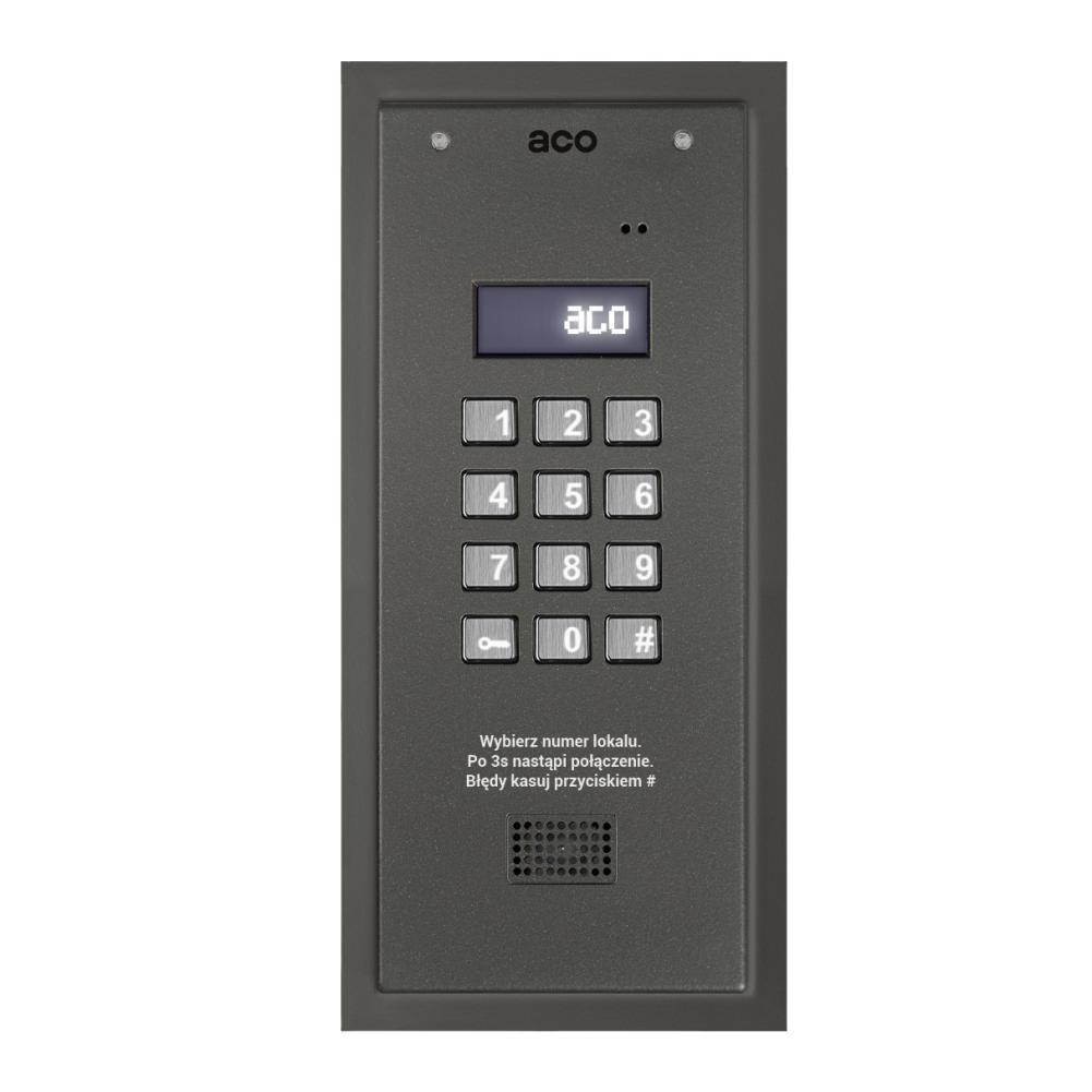 Dørtelefon kontrolenhed ACO CDNP7ACC G2 – master og slave