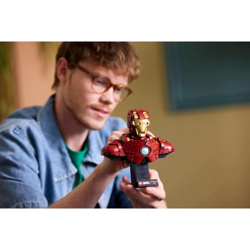 LEGO Marvel Iron Man MK4 buste 76327 – voksen byggesæt