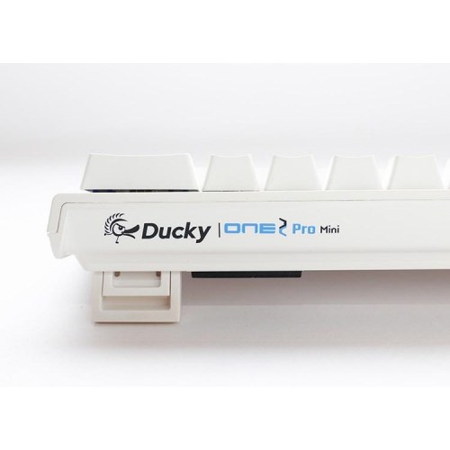 Mekanisk gaming-tastatur Ducky 60 % USB-C QWERTZ (hvid, RGB)