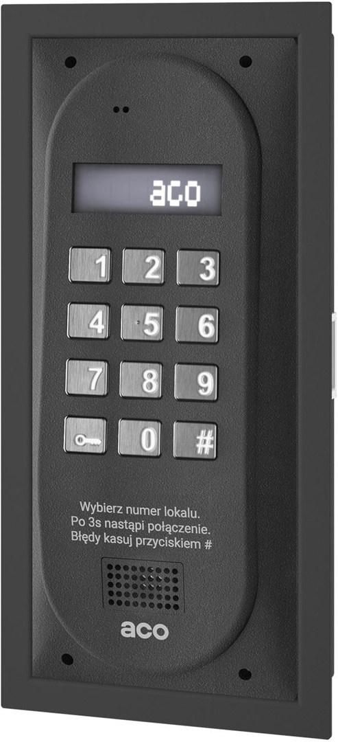 Dørtelefon kontrolpanel ACO CDNP8ACC ST – intercom tastatur