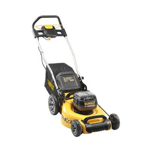 Plæneklipper batteri - DeWALT DCMW564N, 48 cm, gul/sort