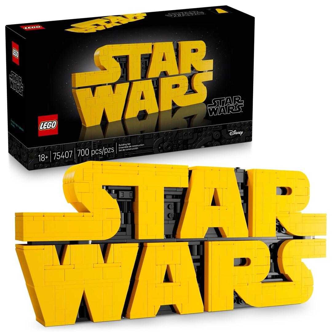 LEGO Star Wars byggesæt – Brick-Built Star Wars-logo (75407)